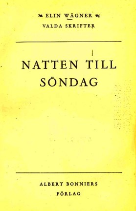 Omslagsbild Natten till söndag