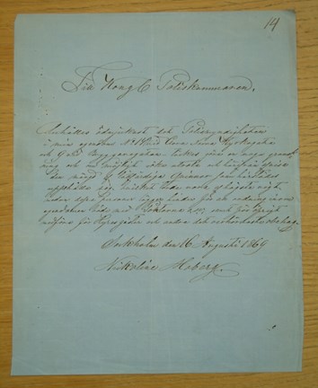Handskrivet brev