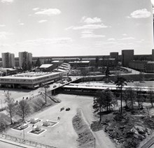 Tunnelbanestationen i Vällingby år 1957