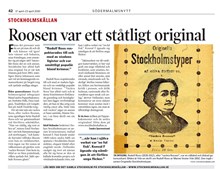 Roosen var ett ståtligt original
