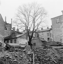 Tunnelbanebygge i Klara