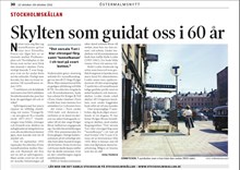 Skylten som guidat oss i 60 år