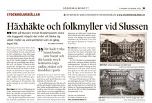 Häxhäkte och folkmyller vid Slussen