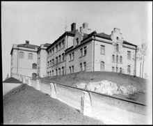 Navigationsskolan på Stigbergsgatan 30, mot Tjärhovsgatan