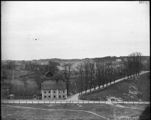 Bellevue med omgivningar sedd från Epidemisjukhuset