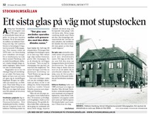 Ett sista glas på väg mot stupstocken - Källaren Hamburg
