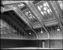 Interiör av innertaket i Nya Sveateater, Sveasalen, Hamngatan 17