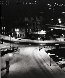 Restaurang Pelikan. Vinternatt vid Slussen