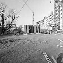 Nybyggnation vid Tantogatan 73. 