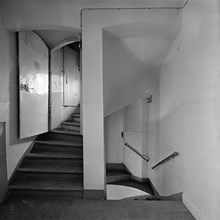 Tantogatan 43, trapphus. F.d. Tanto Sockerbruk, nedlagt 1956. Nu Tantogatan 73, kv. Kulltorp
