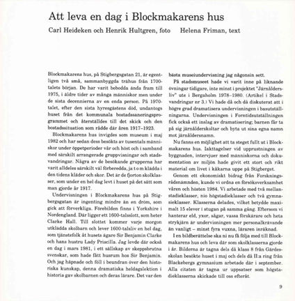Text om Blockmakarens hus
