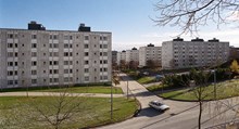 Tensta, Skäftingebacken sedd från Hagstråket