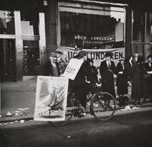 Valpropaganda med cykel 1936