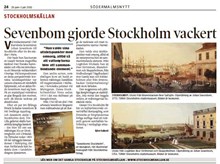 Sevenbom gjorde Stockholm vackert