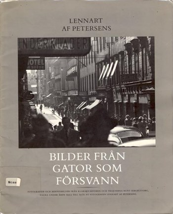 Omslag Bilder från gator som försvann