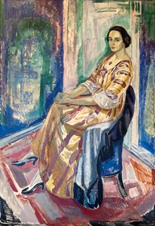 Porträtt av Signe Henschen (f.Thiel)