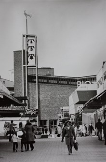 Bild från Högdalens Centrum, tidigt 1960-tal