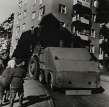 Sophämtning, Kärrtorp 1956