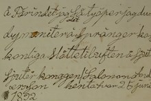Fattigjonet Salomon Andersson, 49, omhändertagen efter hot om att spränga slottet i luften - dårdiariet sommaren 1892