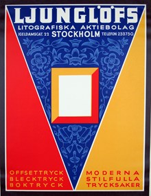 Reklamtryck. Ljunglöfs Litografiska Aktiebolag