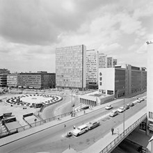 Vy mot Sergels Torg från Malmskillnadsgatan 32