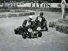Johanneshovs isstadion: Gokart med Martin Ljung och Picko Troberg
