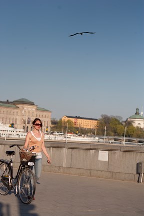 Graham Greenes litterära skylt på Norrbro.