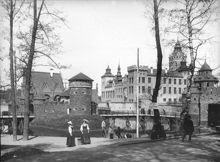 Stockholmsutställningen 1897, Gamla Stockholm, entré