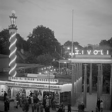 Gröna Lunds Tivoli. Entrén vid Allmänna Gränd