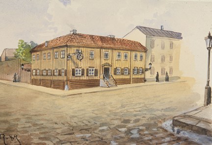 Krogen Källaren Hamburg från korsningen Götgatan/Folkungagatan