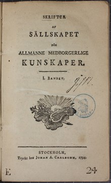 Erindringar vid Afhandlingen om vissa Sysslor och Göromål i Samhället, som kunde vara Qvinnokönet tilhörige – debattskrift från 1794