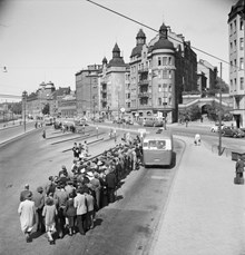 Busskö vid Norra Bantorget