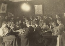 Stockholms dövas förening - samkväm 1909
