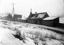 Sköldgatan 9-11 i östra delen av Tantolunden. Nuvarande Ekermans Gränd, kv. Ekermanska Gården