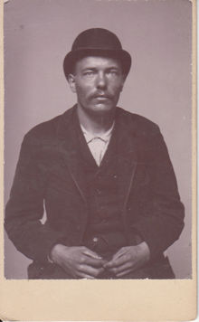 Karl Albert Broling - polisfoto 1895