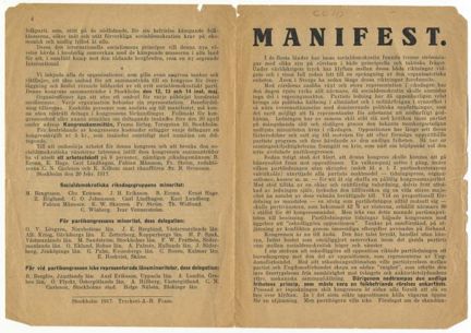 Läs manifestet!