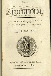 Stockholm. Tredje delen. Av Johan Elers