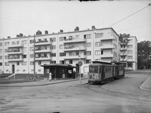 Fredhäll, hållplats för spårvagnar