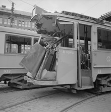 Spårvagnsolycka på Sveavägen