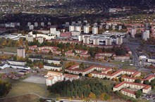 Flygbild över Vällingby - Grimsta