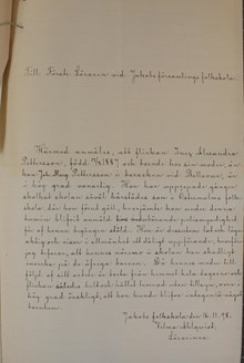 Inez 11 år tas in på Uppfostringsanstalten för flickor - 1898