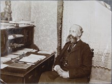 Doktor Anton Nyström porträtterad i Berlin 1904