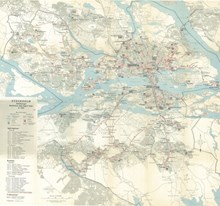 Stockholmskarta från 1942