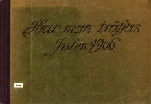 Hvar man träffas julen 1906