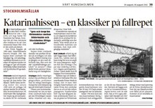 Katarinahissen – en klassiker på fallrepet