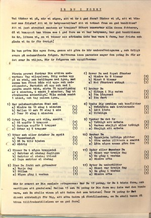 Hälsotest från Stockholms hälsoungdom (1955-1963)