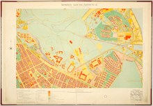 1938-1940 års karta, blad "Norra Djurgården:d"