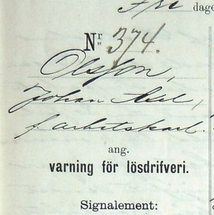 Öppna förhörsprotokollet