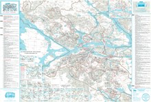 Stockholmskarta 1967: kollektivtrafik i innerstad och ytterstad