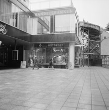 Tunnelbanenedgång vid Hötorget, 1959